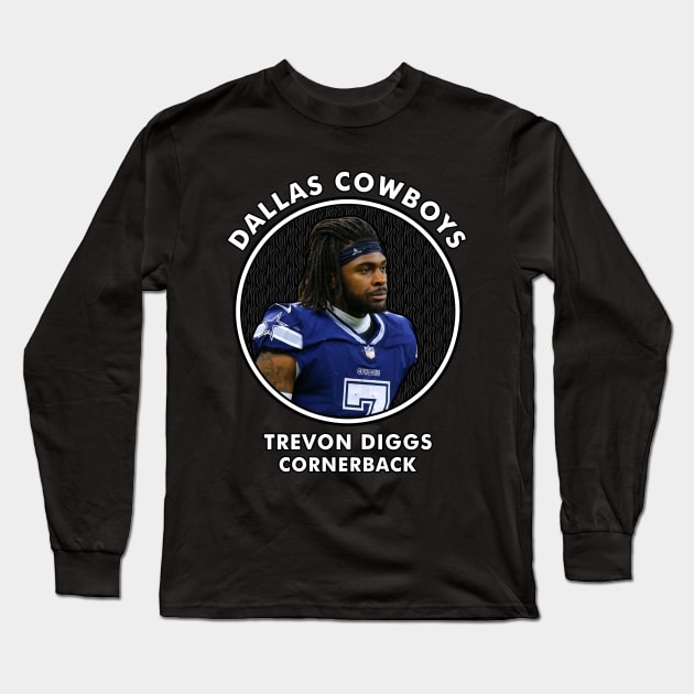 TREVON DIGGS - CB - DALLAS COWBOYS Long Sleeve T-Shirt by Mudahan Muncul 2022